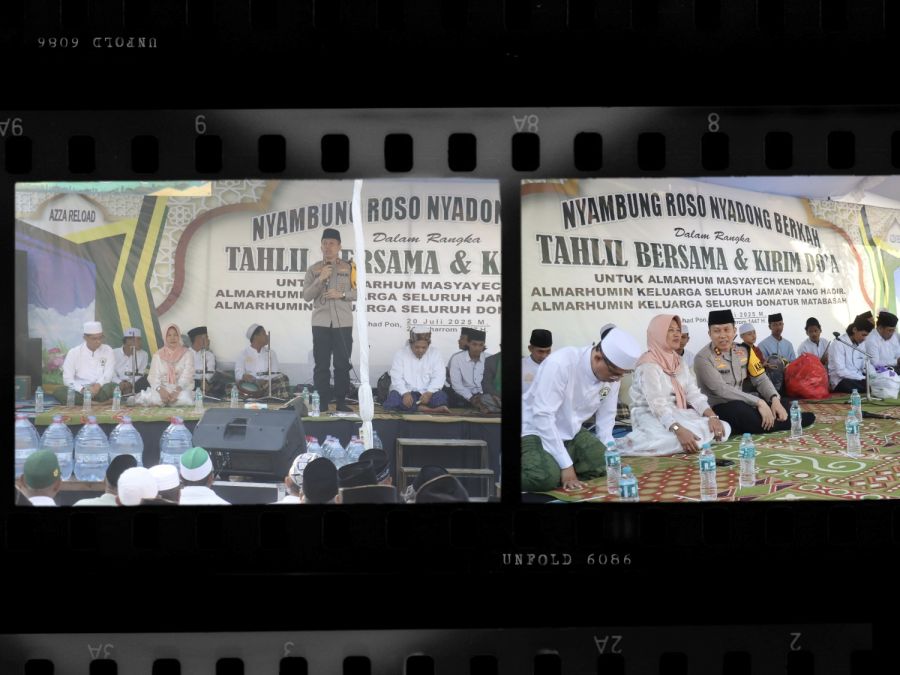 Kapolres Bojonegoro Hadiri Tahlil Akbar dan Doa Bersama Mata Basah Kendal 