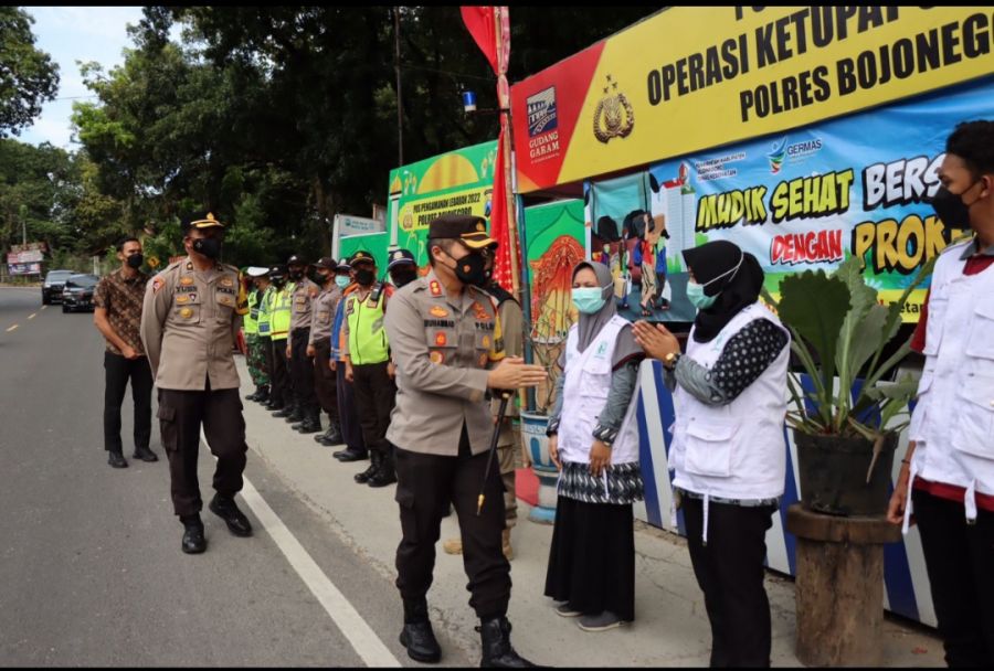 Kapolres Bojonegoro Pastikan Pos dan Anggota Siap Amankan Arus Mudik