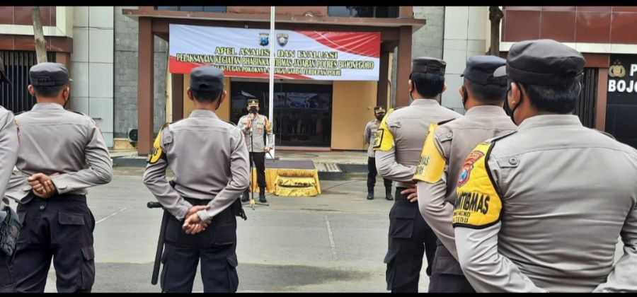 Kapolres Bojonegoro  Pimpin Apel Bhabinkamtibmas, Optimalisasi Tugas dan Latkatpuan Para Bhabinkamti