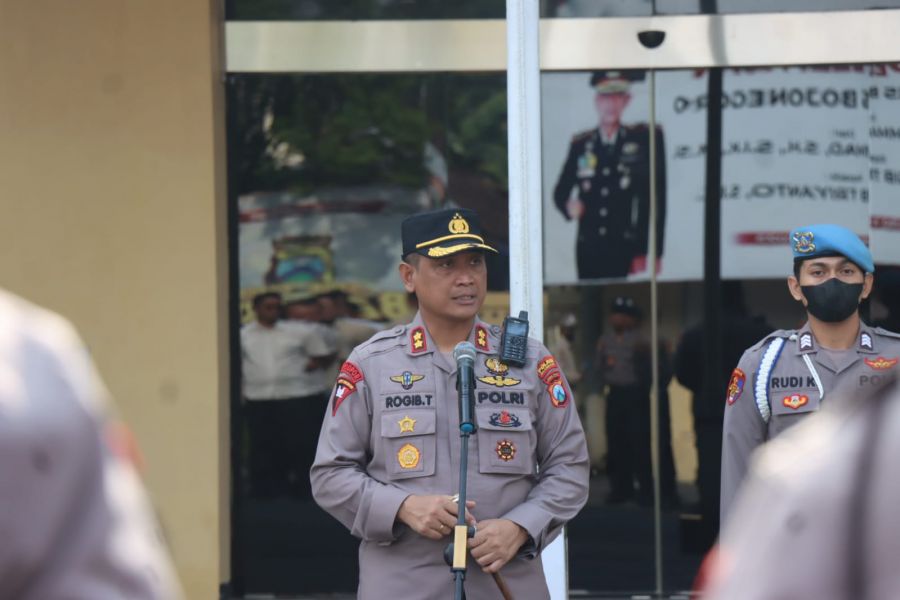 Kapolres Bojonegoro Pimpin Apel Perdana, dan Berikan Arahan
