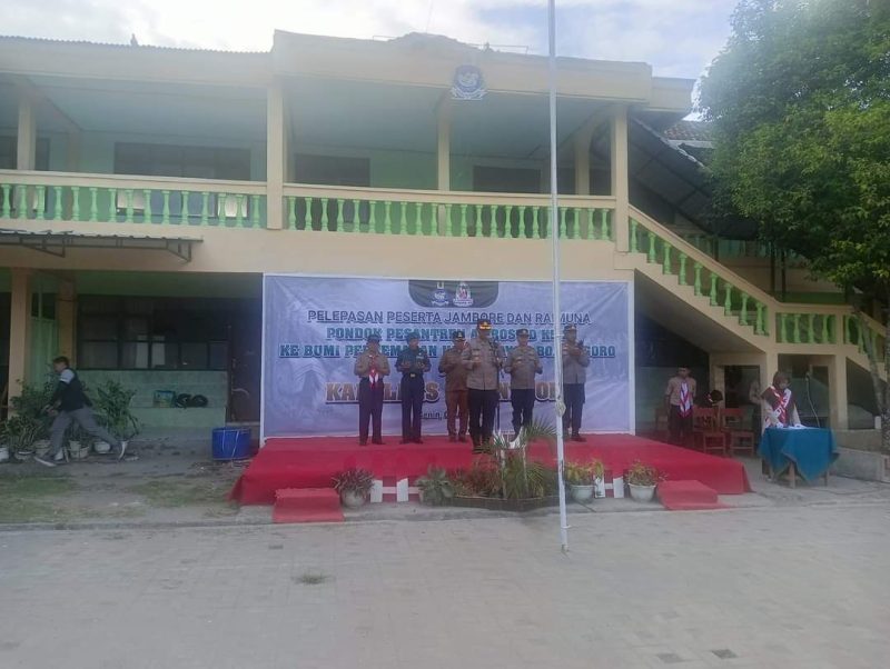 Kapolres Bojonegoro Pimpin Upacara Pelepasan Perkemahan Jambore – Raimuna ke XXI Al-Rosyid