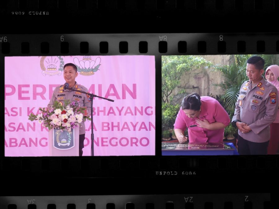 Kapolres Bojonegoro Resmikan Renovasi Kantor Bhayangkari dan Yayasan Kemala