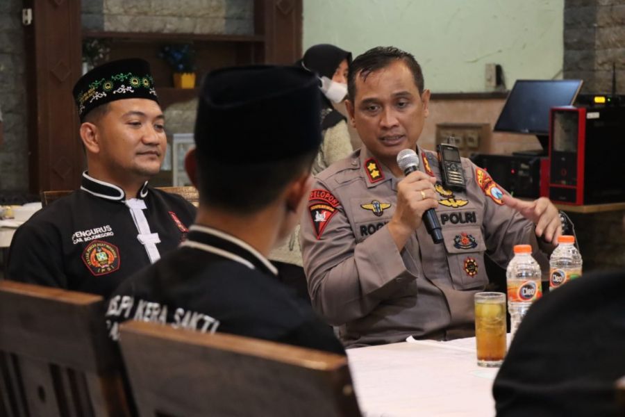 Kapolres Bojonegoro Silaturahmi Bersama Ketua dan Pengurus IKS PI Kera Sakti