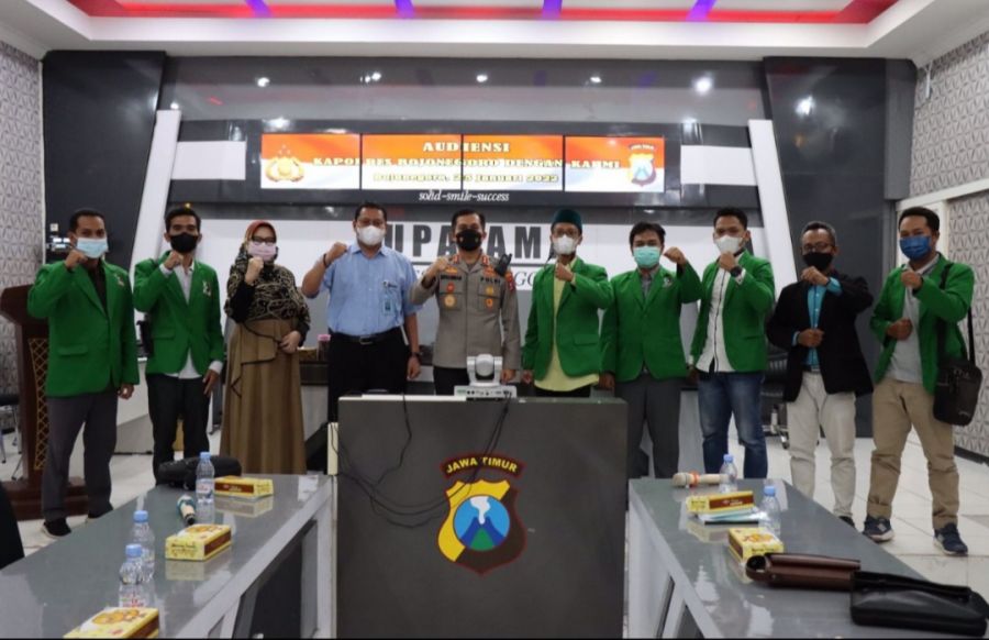 Kapolres Bojonegoro Ajak KAHMI Wujudkan Harkamtibmas dan Percepatan Vaksinasi