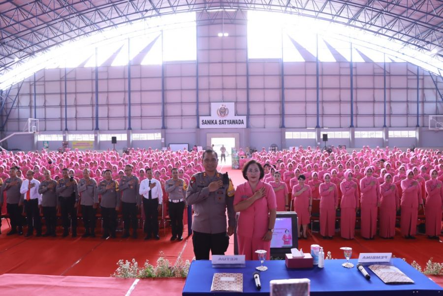 Kapolres Bojonegoro Silaturahmi dan Tatap Muka Dengan Bhayangkari se-Cabang Bojonegoro