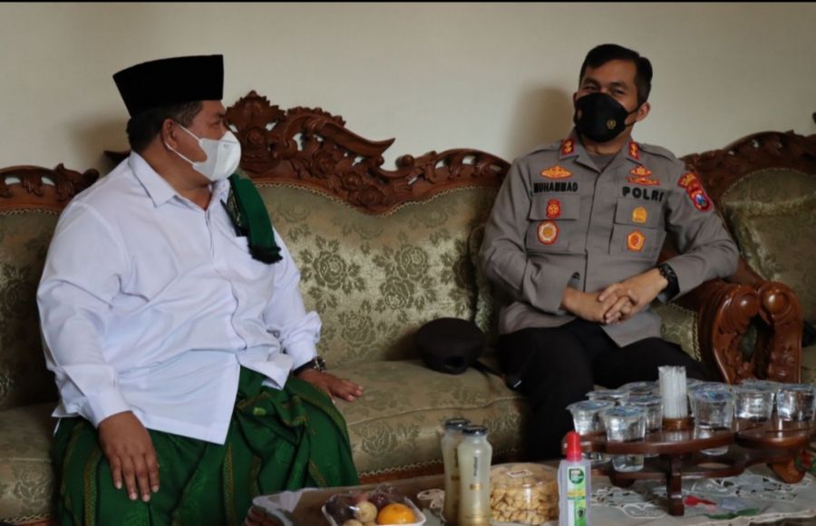 Kapolres Bojonegoro Silaturahmi ke Pengasuh Ponpes Al Fatimah