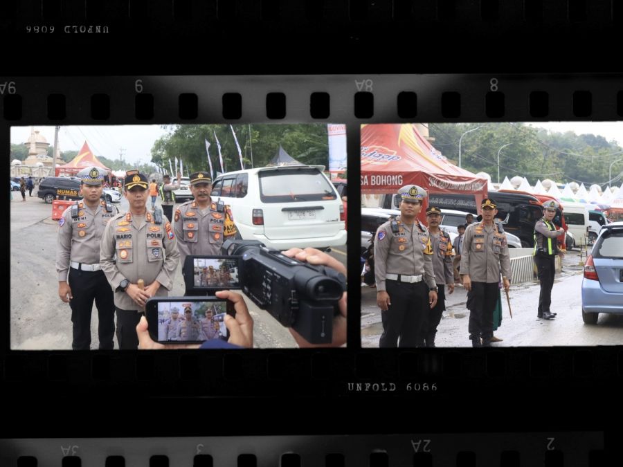 Kapolres Bojonegoro Tinjau Arus Balik Lebaran