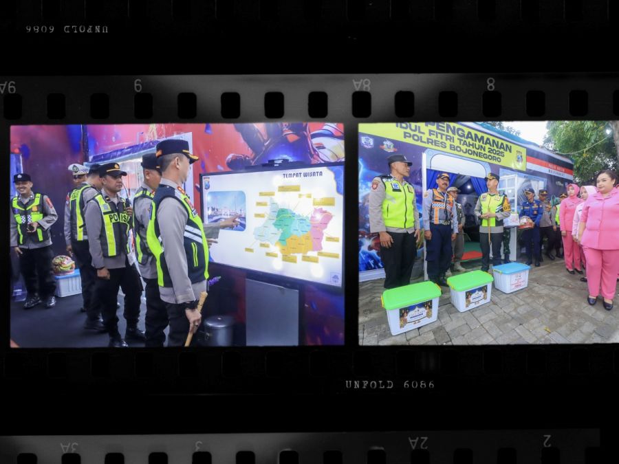 Kapolres Bojonegoro Tinjau Pos Operasi Ketupat Semeru 2025