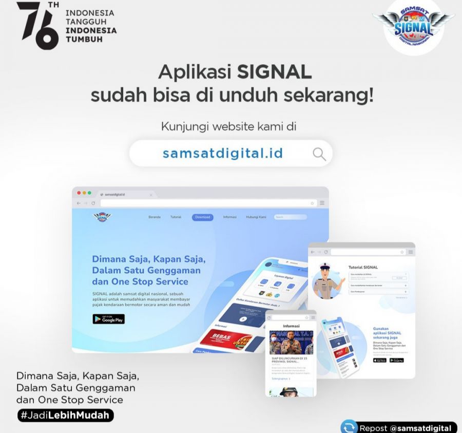 Kasat Lantas  : Manfaatkan Aplikasi Signal