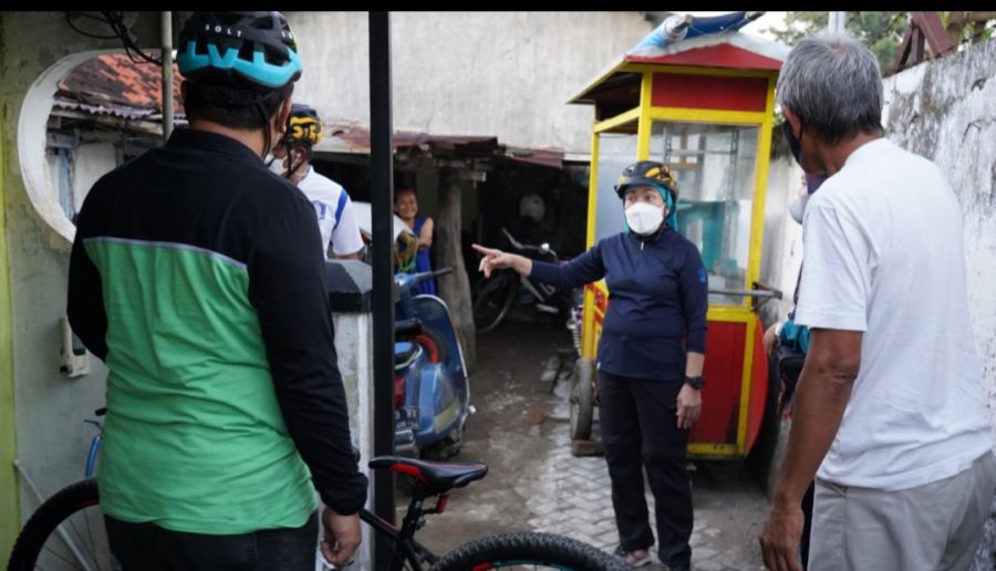 Kayuh Bersama Bupati Kunjungi Warga RTLH dan Tinjau Instalasi Jargas
