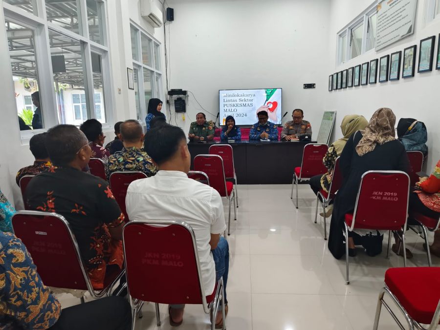 Kegiatan Loka Karya Mini Puskesmas Malo di Wilayah Hukum Polsek Malo