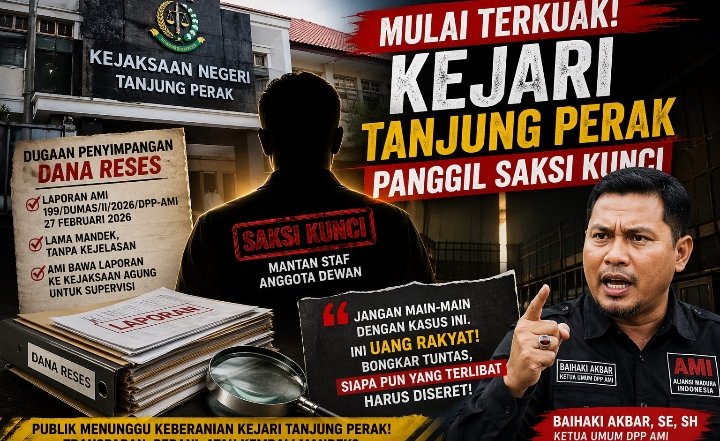 Kejari Tanjung Perak Panggil Saksi Kunci, AMI Jangan Main-main, Bongkar Tuntas Dugaan Dana Reses