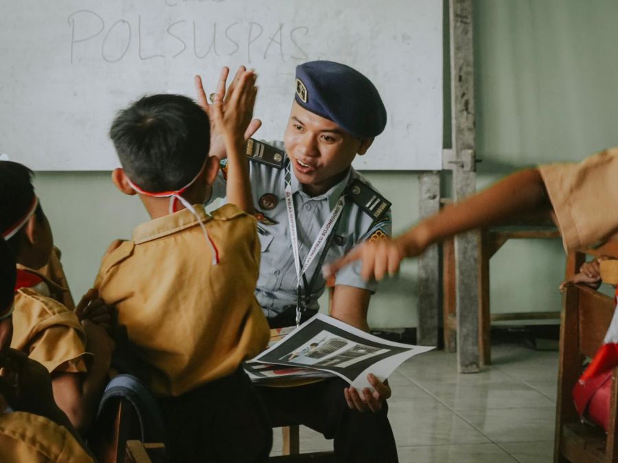 Kelas Inspirasi ASN Lapas Kelas IIA Bojonegoro Kenalkan Dunia Penjara Kepada Puluhan Anak SD