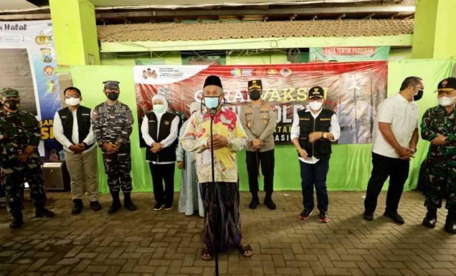 Ketua PW NU Jatim KH. Marzuqi Mustamar Ajak Masyarakat Sukseskan Program Vaksinasi
