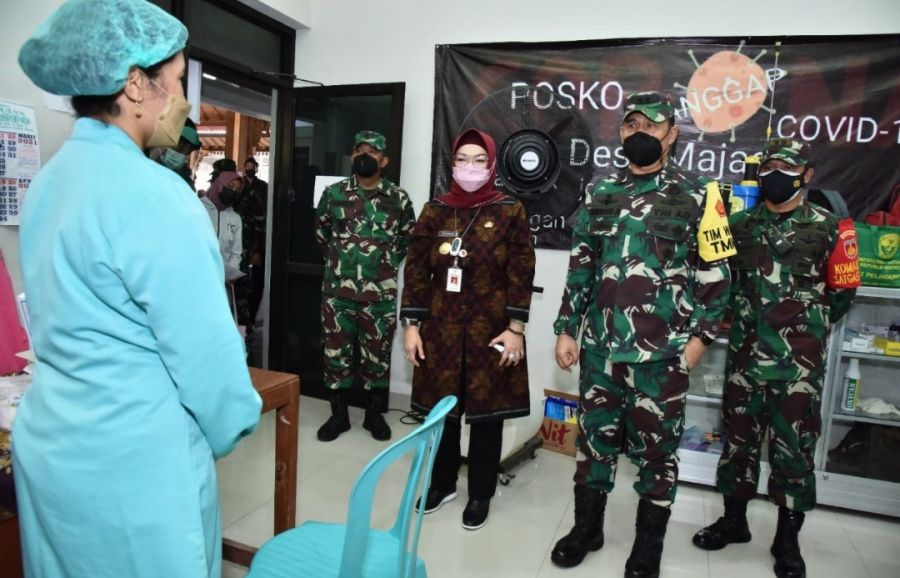 Ketua Tim Wasev PJO TMMD Kasad Kunjungi TMMD Reguler Ke 112 Kodim 0726/Sukoharjo Di Desa Majasto Kec