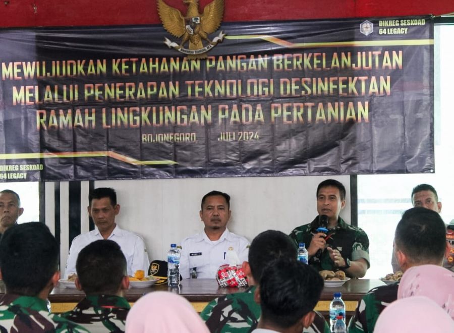 KKL Studi Wilhan di Bojonegoro, Pasis Dikreg LXIV Seskoad Tatap Muka dengan Petani