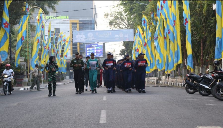 Kodim 0812 Lamongan Genjot Latihan Fisik Calon Paskibraka Kab Lamongan