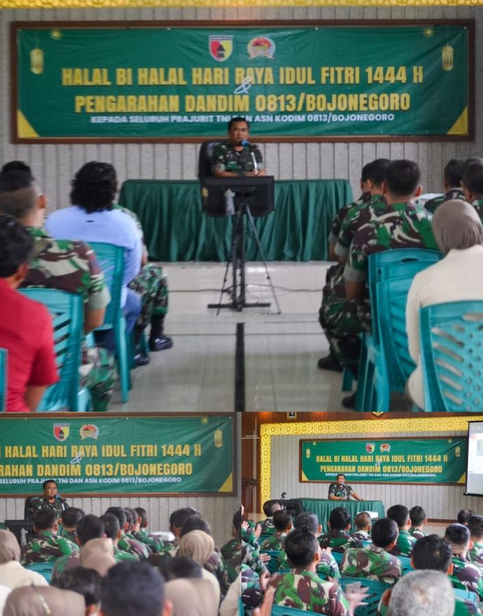 Kodim 0813 Bojonegoro gelar Halal Bihalal dan Jam Komandan
