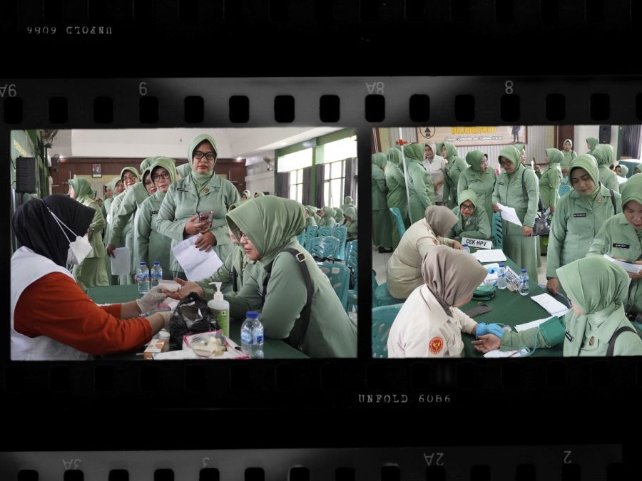 Kodim 0813 Bojonegoro Gelar Pemeriksaan EKG dan HPV DNA