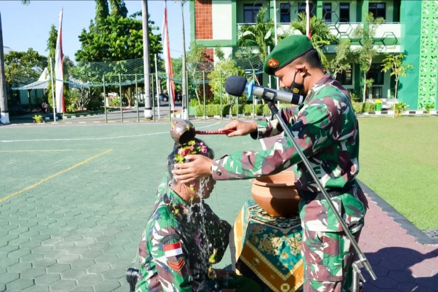 Kodim 0813 Bojonegoro gelar Penyambutan Personel Satgas Apter Papua