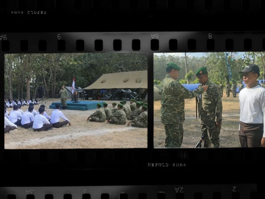 Kodim 0813 Bojonegoro Gelar Persami Korp Kadet Republik Indonesia