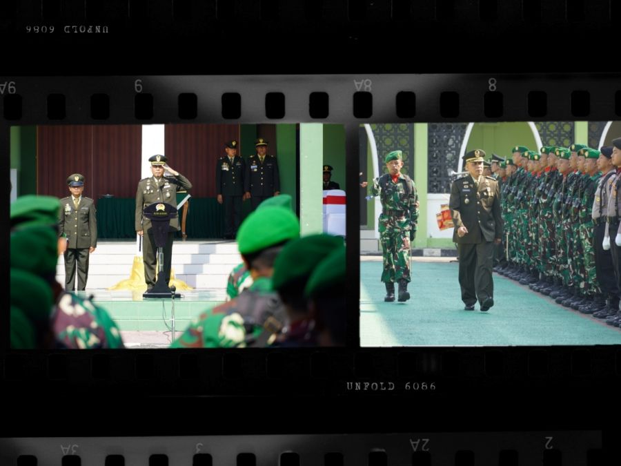 Kodim 0813 Bojonegoro Gelar Upacara Peringatan HUT Ke- 80 TNI