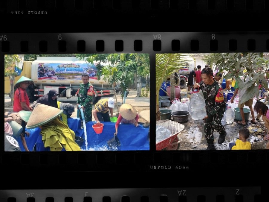 Kodim 0813 Bojonegoro Pasok 200 Ribu Liter Air Bersih ke Desa Kekeringan