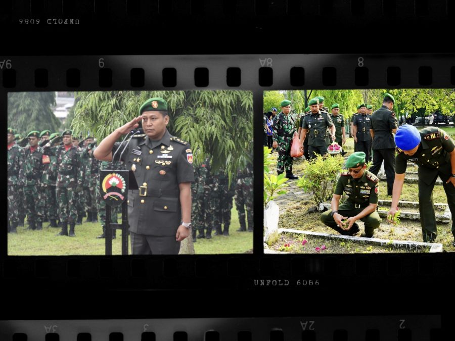 Kodim 0813 Bojonegoro Ziarah dan Tabur Bunga ke TMP Kusuma Bangsa