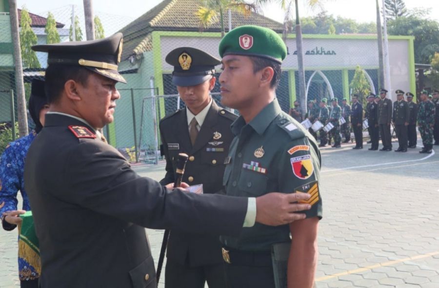 Komando Distrik Militer (Kodim) 0813 Bojonegoro Gelar Kegiatan Upacara Korps Raport