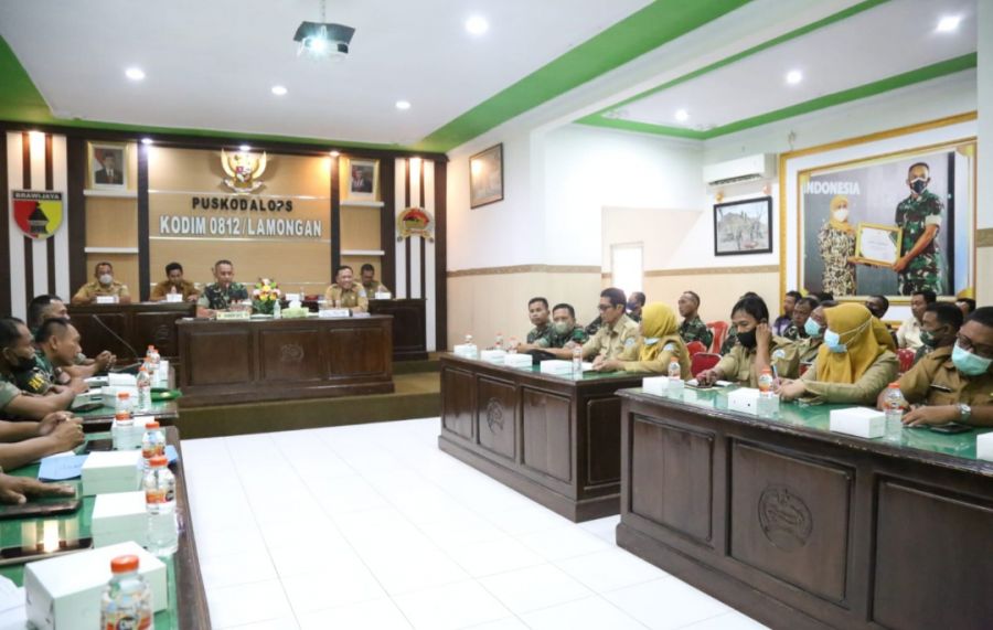 Penutupan TMMD ke 114 Tahun 2022, Kodim 0812/Lamongan Gelar Rakor