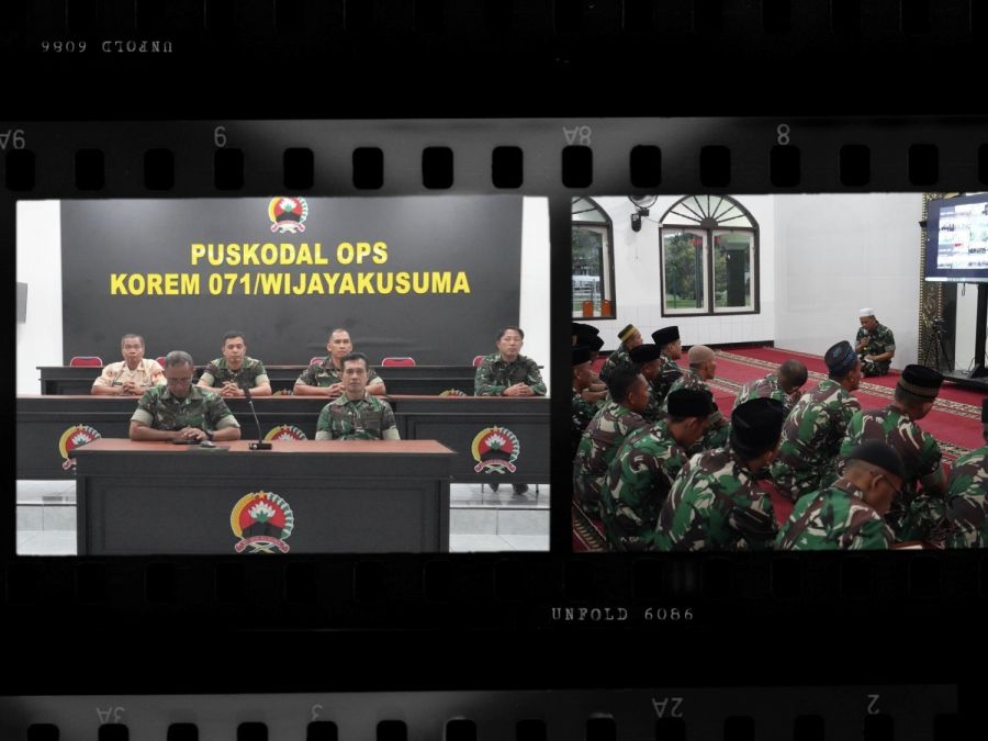 Korem 071/Wijayakusuma Sambut HUT Ke-79 TNI Tahun 2024 Dengan Do’a Bersama