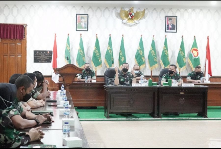 Korem 071/Wijayakusuma Terima Tim Wasrik Post Audit Itdam IV/Diponegoro