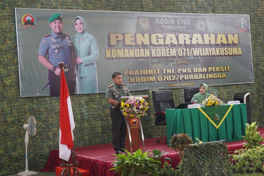 Kunjungi Prajuritnya di Purbalingga, Danrem Wijayakusuma Ingatkan Netralitas TNI