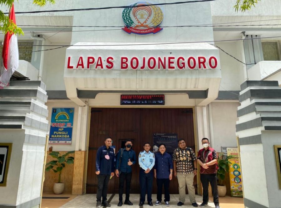 Lapas kelas IIA Bojonegoro Terima Kunjungan Tim Perencanaan BMN Dirjenpas
