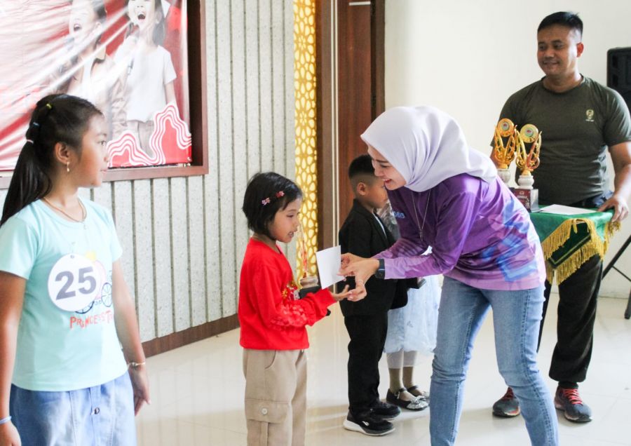 Lomba Menyanyi Anak, Semarakkan Rangkaian HUT RI ke- 79 di Kodim 0813 Bojonegoro