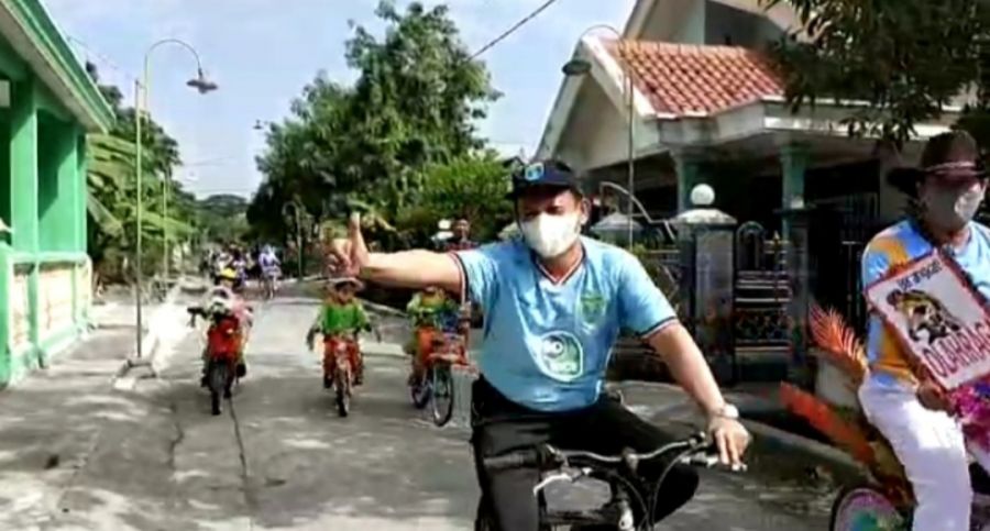 Maduran Bersepeda Gembira di Haornas Ke-38 SDN Duriwetan