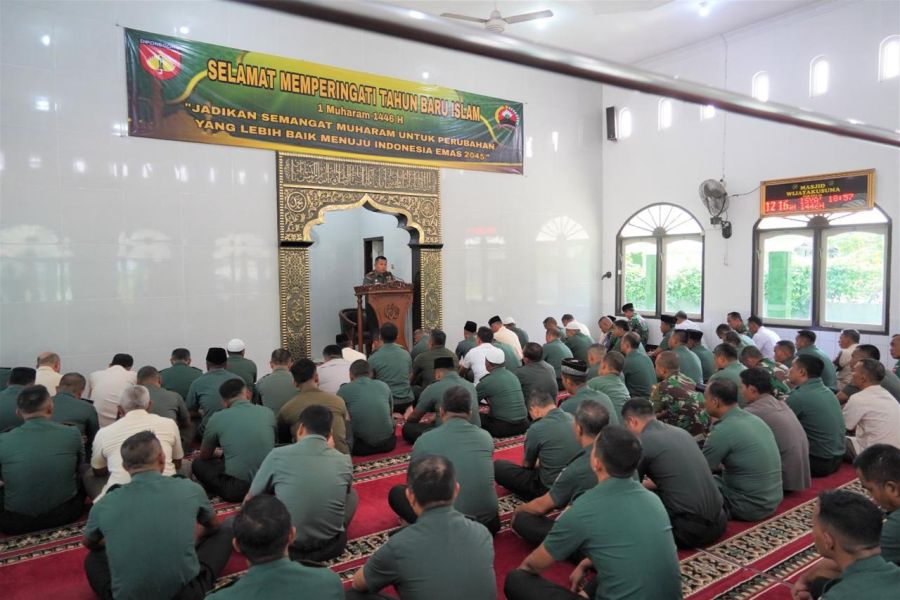 Makorem 071 Wijayakusuma: Semangat Muharam untuk Perubahan Lebih Baik
