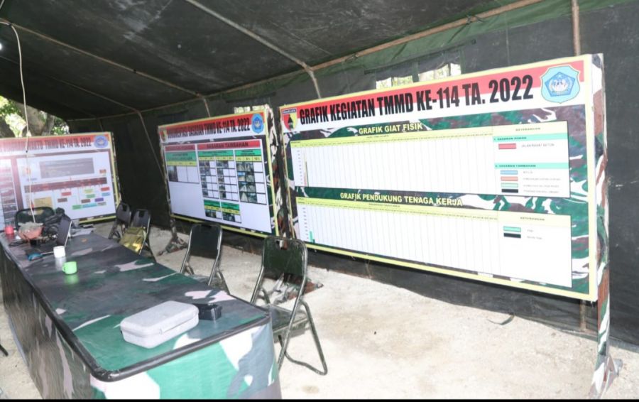 Maksimalkan Fungsi Tenda Komado Taktis dalam TMMD ke-114