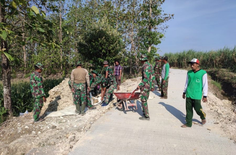 Manfaat TMMD ke-114 Mulai Dirasakan Warga Tunggunjagir Meski Belum Sempurna