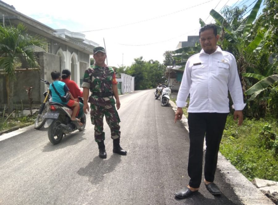 Masuknya Program BKKD di Sranak Bojonegoro Jadi Sejarah Pertama Jalan Aspal Desa