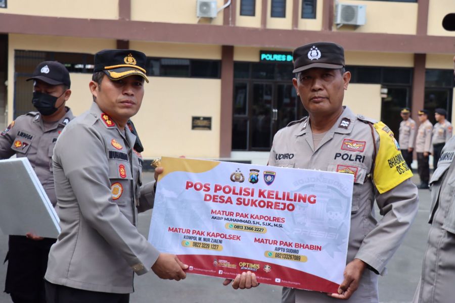 Matur Pak Kapolres, Program Polres Bojonegoro Peduli Kondusifitas di Masyarakat