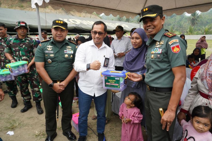 Melalui Virtual, Danrem Wijayakusuma Ikuti Peresmian TNI Manunggal Air Oleh Kasad