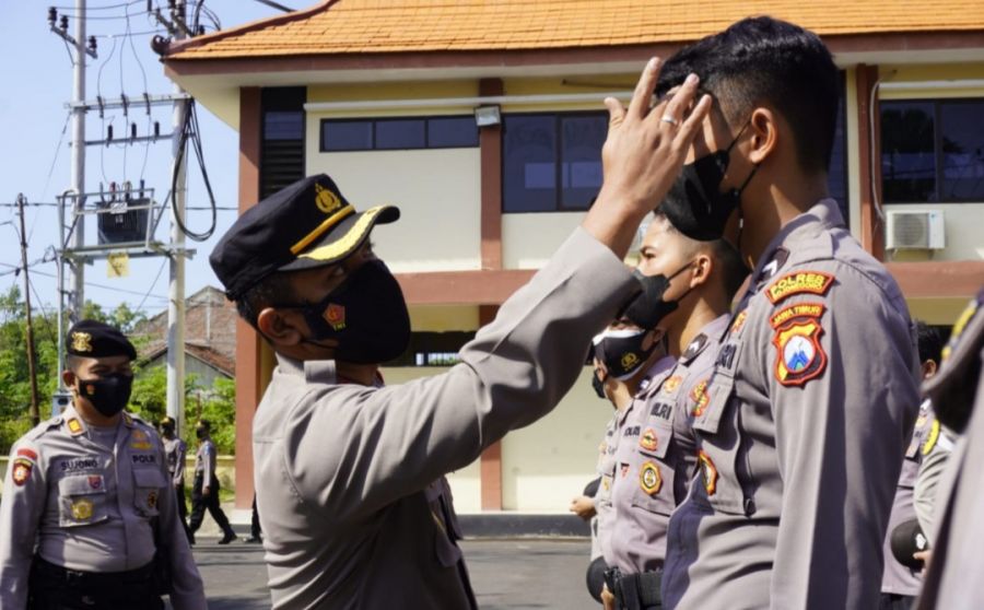 Meminimalisir Pelanggaran, Wakapolres Pimpin Gaktibplin