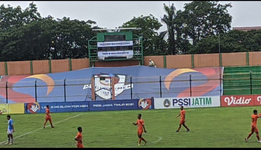 Meski Ditengah Hujan Deras, Persibo Bojonegoro Menjebol 2 Gol Gawang Gen-B Tanpa Balas