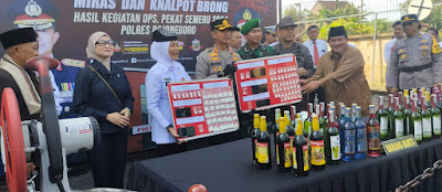 Operasi Pekat Semeru 2024 Polres Bojonegoro Amankan 139 Tersangka 