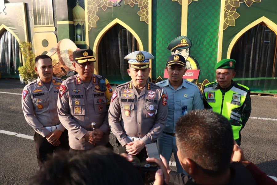Ops. Ketupat 2023, Tim Pamatwil Korlantas Polri Tinjau Pos Yan di Bojonegoro