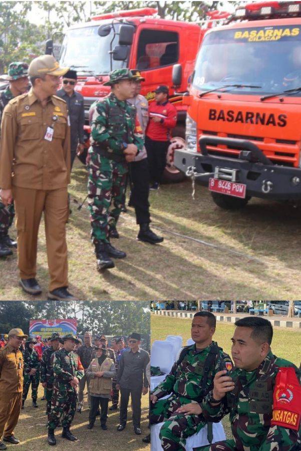 Optimalkan Latposko-I, Korem Wijayakusuma Lakukan Gladi Lapang Latihan Penanggulangan Bencana Alam