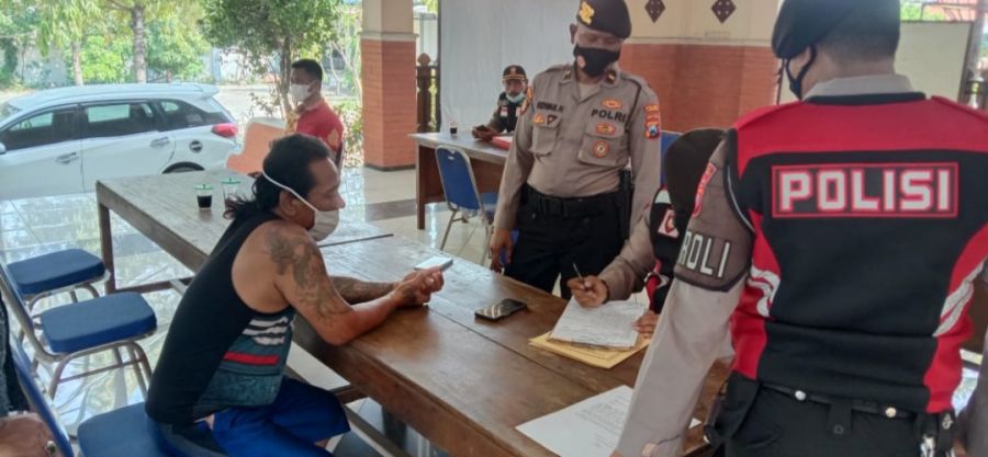 Patroli Gabungan Penertiban Prokes