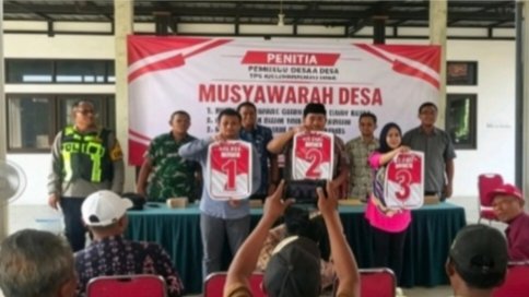 Pelantikan Kades Wotan Sumberrejo Digantung