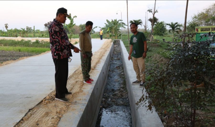 Pembangunan Infrastruktur TMMD ke - 114 Tetap Rawat Kearifan Lokal Desa Tunggunjagir